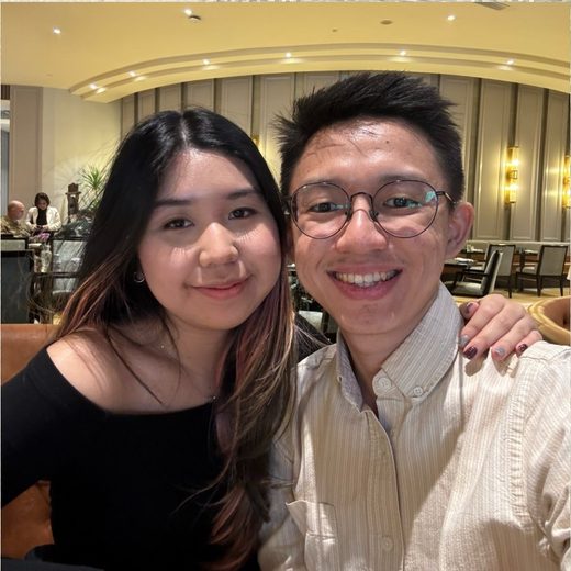 Filip and Michelle, a night out