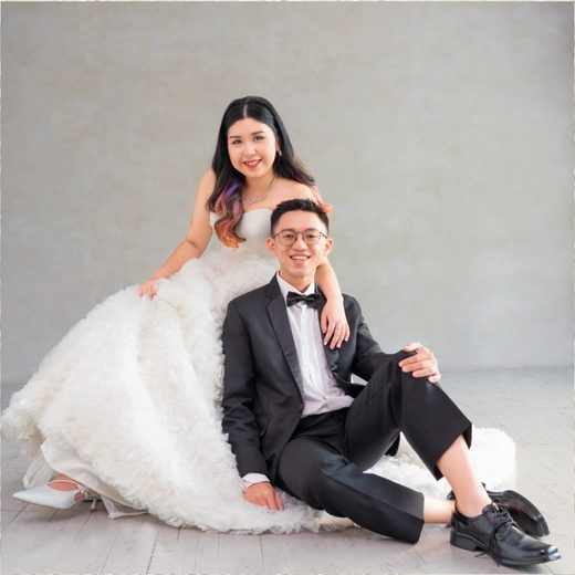 Filip and Michelle, the studio portrait